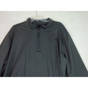 32 Degrees Heat Men's Dark Gray 1/4 Quarter‎ Zip Size XXL Pullover Long Sleeves